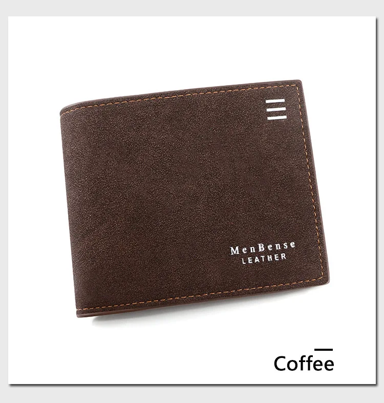 Neue Kurze Männer Brieftaschen Karte Halter Klassische Männliche Brieftasche Mit Münzfach Zipper Mode Matt Schlanke männer Geldbörsen – Detail 9