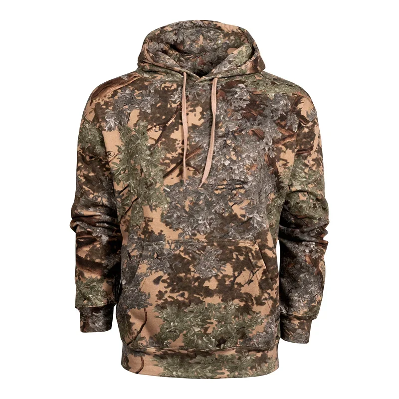 Men's Deer Hunting Camo Graphic Hoodie, 3D Hunter, Forest Camouflage Print, Harajuku Fashion, Y2K Pullover, Clothing, New