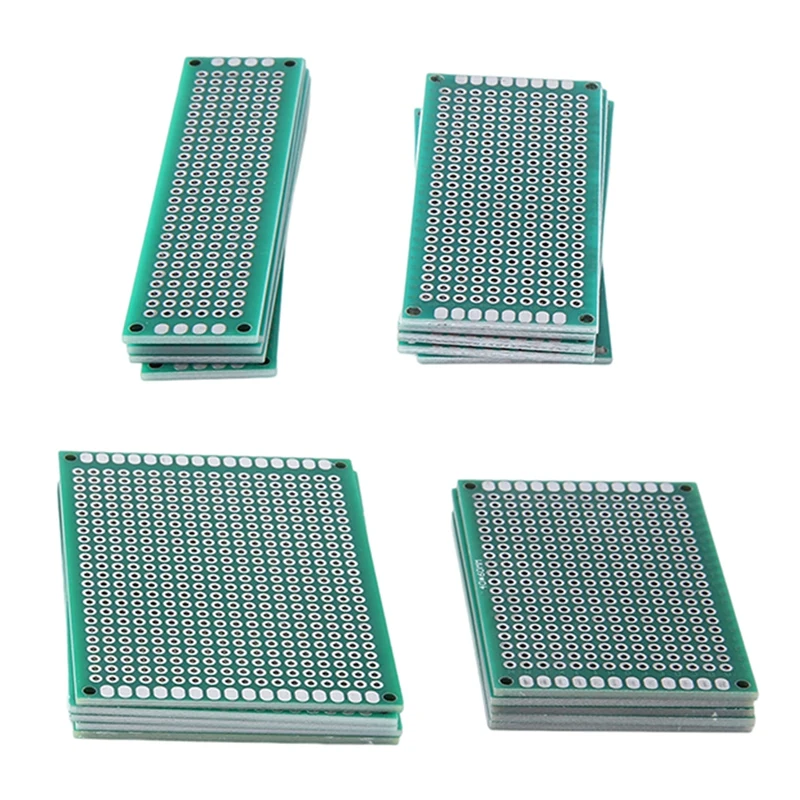 

20Pcs Double-Sided Spray Paint Pcb Board Prototype Kit PCB Board Prototyping Kit Dual Panel Kit For Diy 4 Sizes