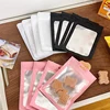 10pcs Matte Zip Lock Plastic Bag Makeup Storage Bag Waterproof Zipper Reclosable Pouches Gift Packaging Hologram Zipper Bags 3
