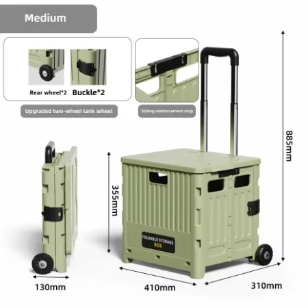 عربة بقالة منزلية متعددة الوظائف الأكثر مبيعًا، عر...