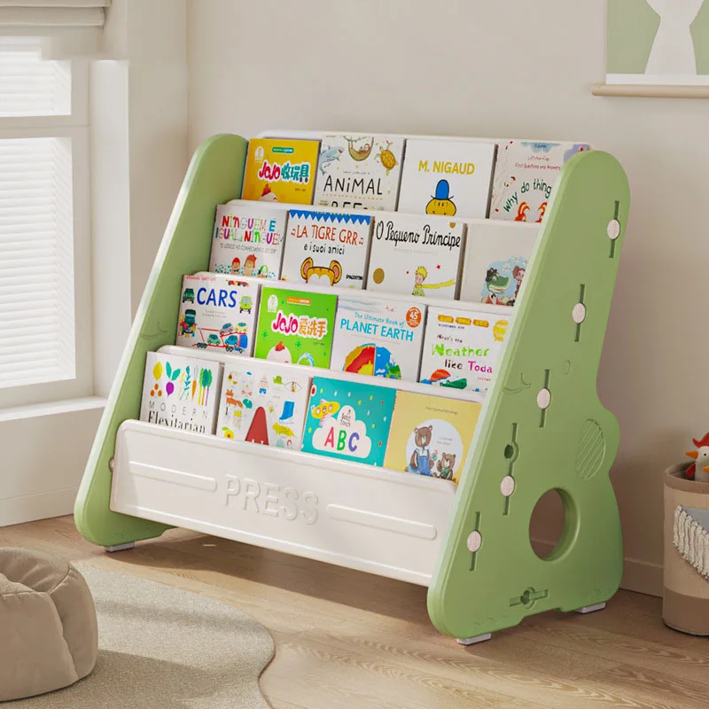 תיק ספרים אחסון מעמד תצוגה לילדים מדף ספרים קיר ילדים מאחורי הדלת קריאת מגזין אחסון תיקי ספרים רהיטים
