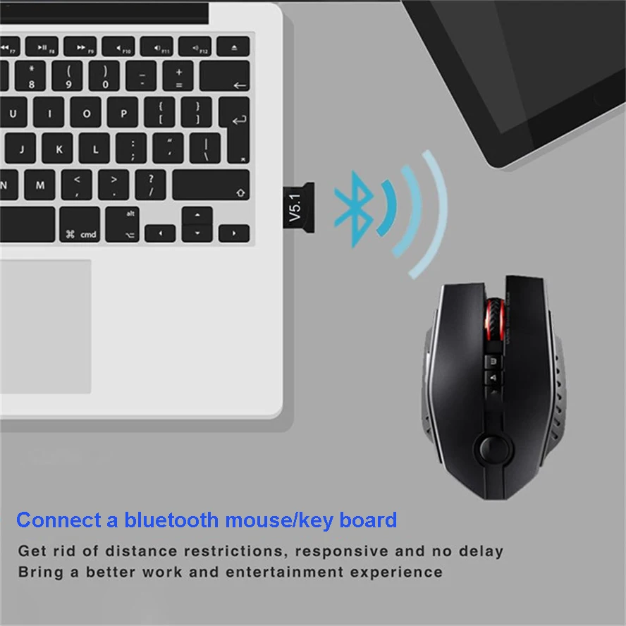 USB Bluetooth 5.1 Adapter Transmitter Receiver Bluetooth Audio Receiver USB Dong