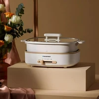 BLAUPUNKT 220V Split Double Flavour Electric Hotpot Household Multifunctional 6L Electric Cooker 1600W Electric Hotplate 2