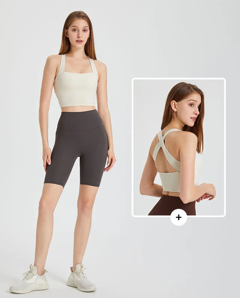 RUNNING KAKA High Waist Hip Lifting Yoga Shorts Gym Fitness Sports Tight For Women Seamless Breathable Tracksuit Bottoms