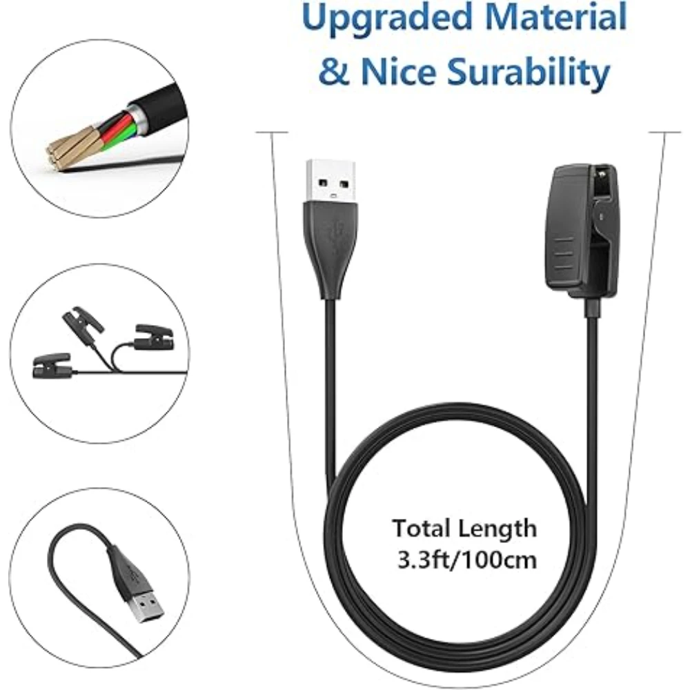 Dual-Pack USB Smartwatch Charger
