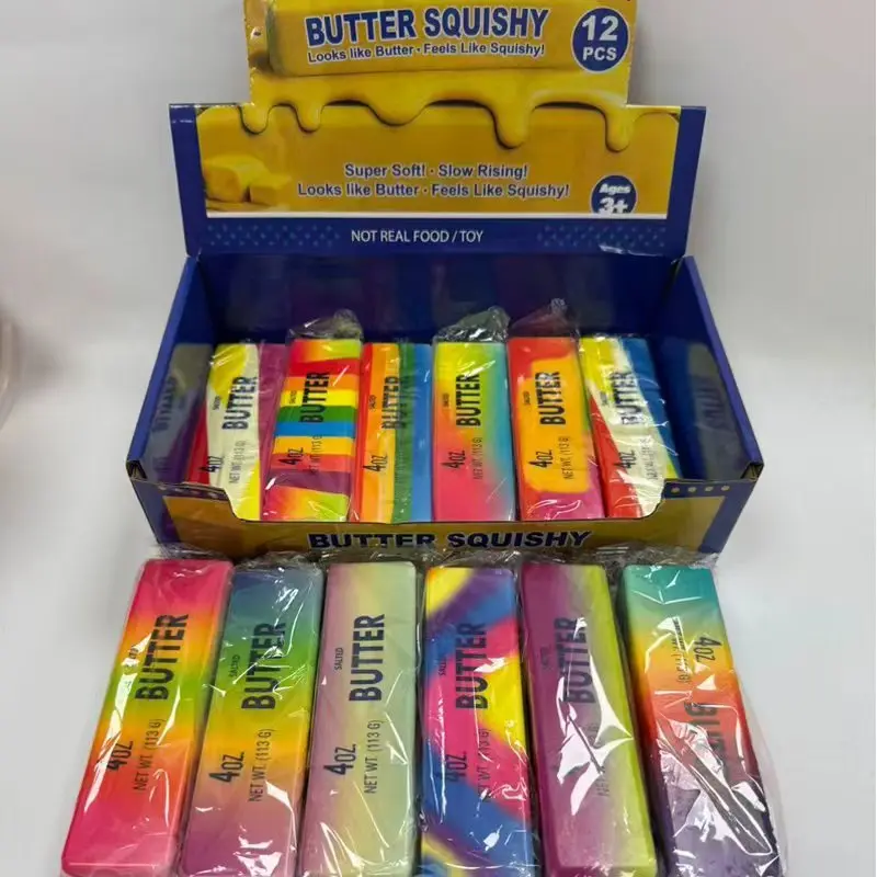 Luxurious Slow Rising Butter Squishy Toy - Soft Sensory Stress Relief Squeeze Toy