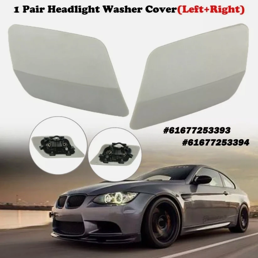 Couvercles De Buse Lave-Phare Pour BMW Série 3 E92/E93 2011-2014 - Set De 2 Pièces OEM