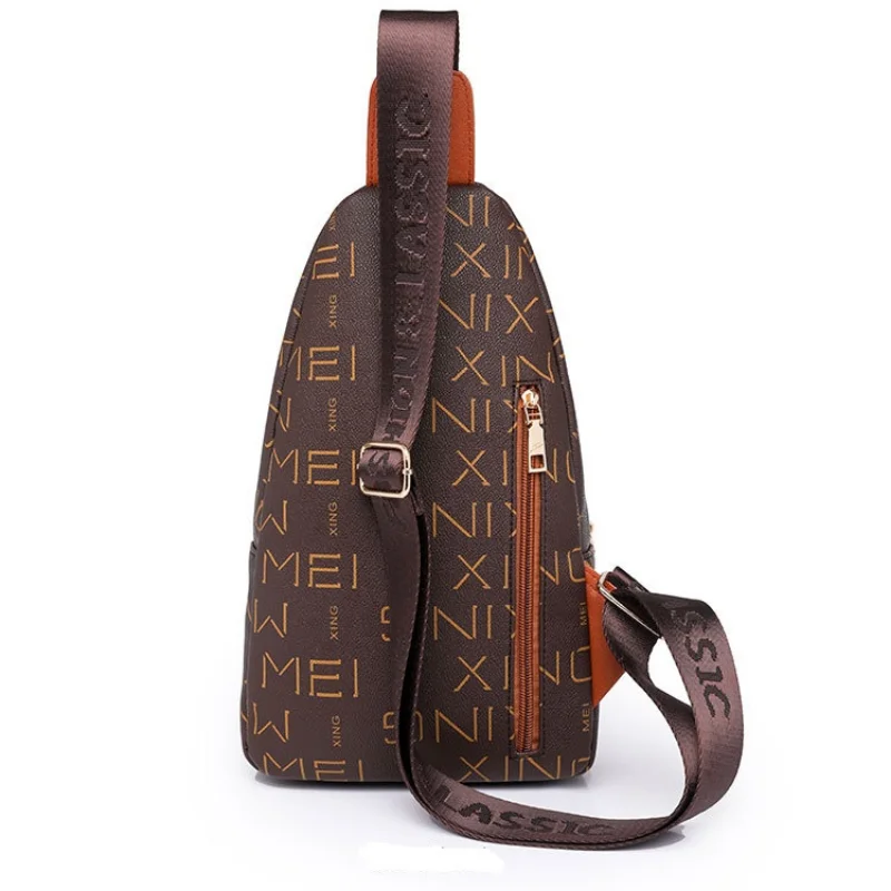 Mn-Sacs de poitrine en cuir PU souple College de lettres pour femmes, sac à  dos antivol, sac à bandoulière étanche pour femme, sac à dos initié -  AliExpress