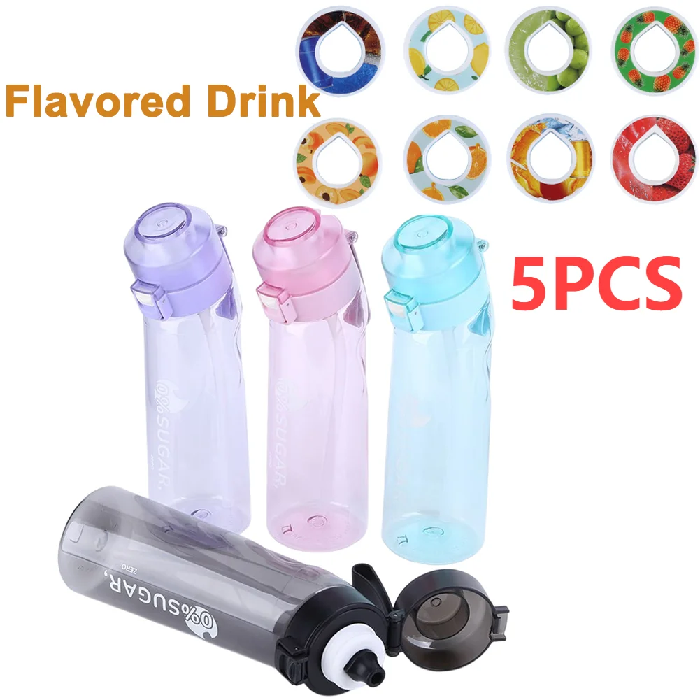 Flavored Water Bottle 7/5pcs Pods Scent Air Up Water Bottle Flavored Sports Water  Bottle For Outdoor Fitness Bottle Flavor Pod - AliExpress