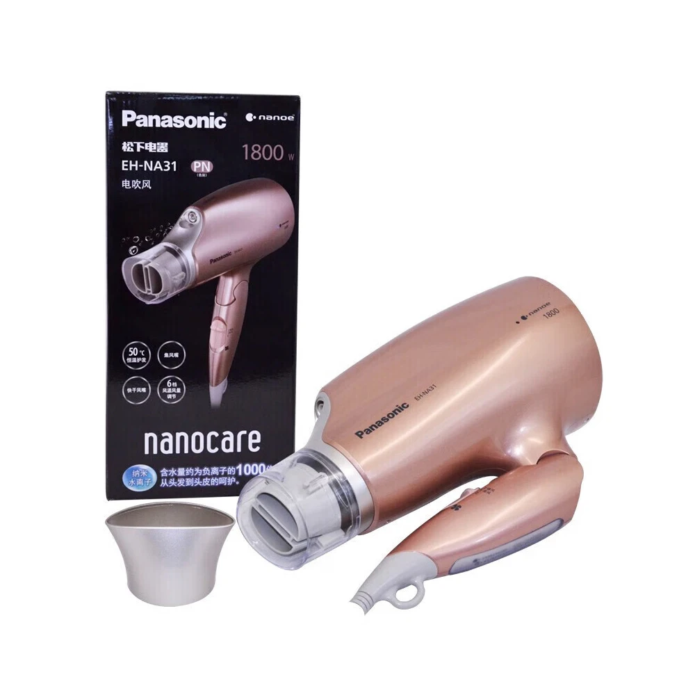 Panasonic Hair Dryer 1800W Negative Ion Hair Care Hot & Cold Dual Outlet 3 Wind Speed 3 Temperature Turbo Nozzle Home Hair Dryer 4
