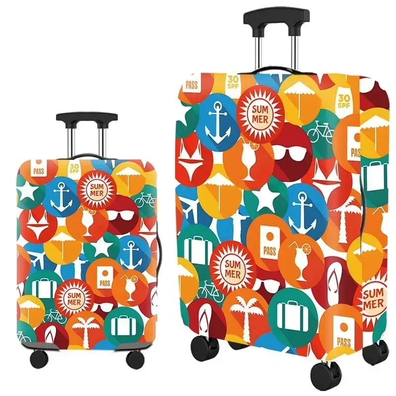 Luggage Cover Stretch Fabric Suitcase Protector Baggage Dust Case Cover Suitable for 18-32inch Suitcase Travel 3