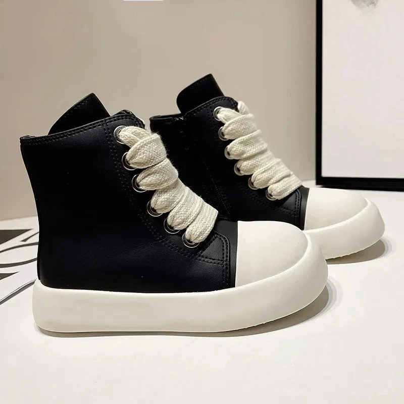 Autumn/Winter New Children's High Top Boots Brand Fashion girls princess ankle boots boys Short Boots Waterproof