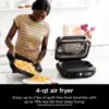 651    Pro 7-in-1 Indoor Grill/Griddle Combo, use Opened or Closed, Air Fry, Dehydrate & More, Pro Power 5