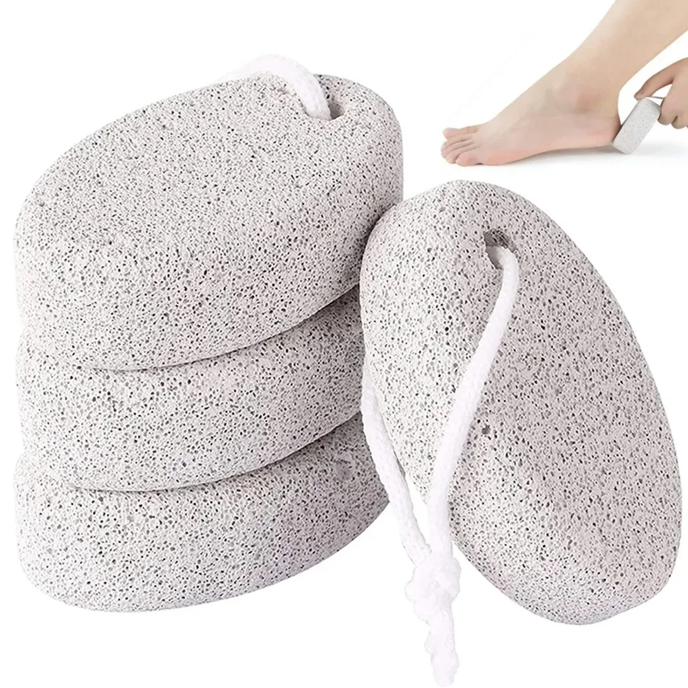 

Hard Natural Pumice Stone Feet Elliptical Exfoliation Tool Accessories Foot Scrubber Dead Skin Pedicure Brush