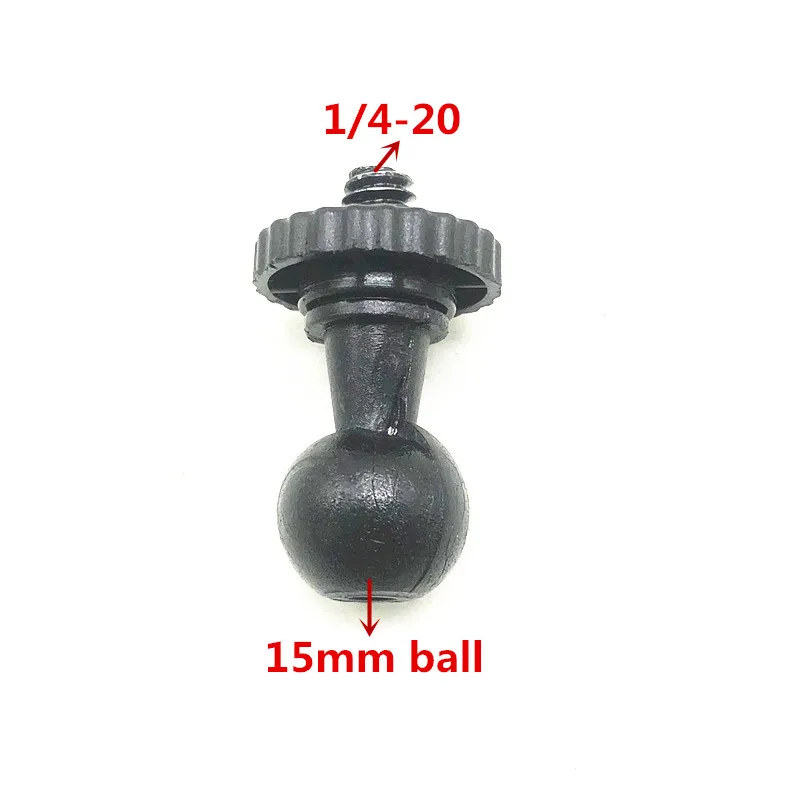 Adattatore Testa A Sfera Da 13/15/17/20 Mm A Vite 1/4, Per