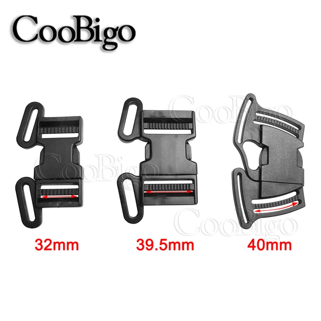 20mm Three 3 Way Multi Point Side Quick Release Buckle Clip Strap Cord Belt  Bag