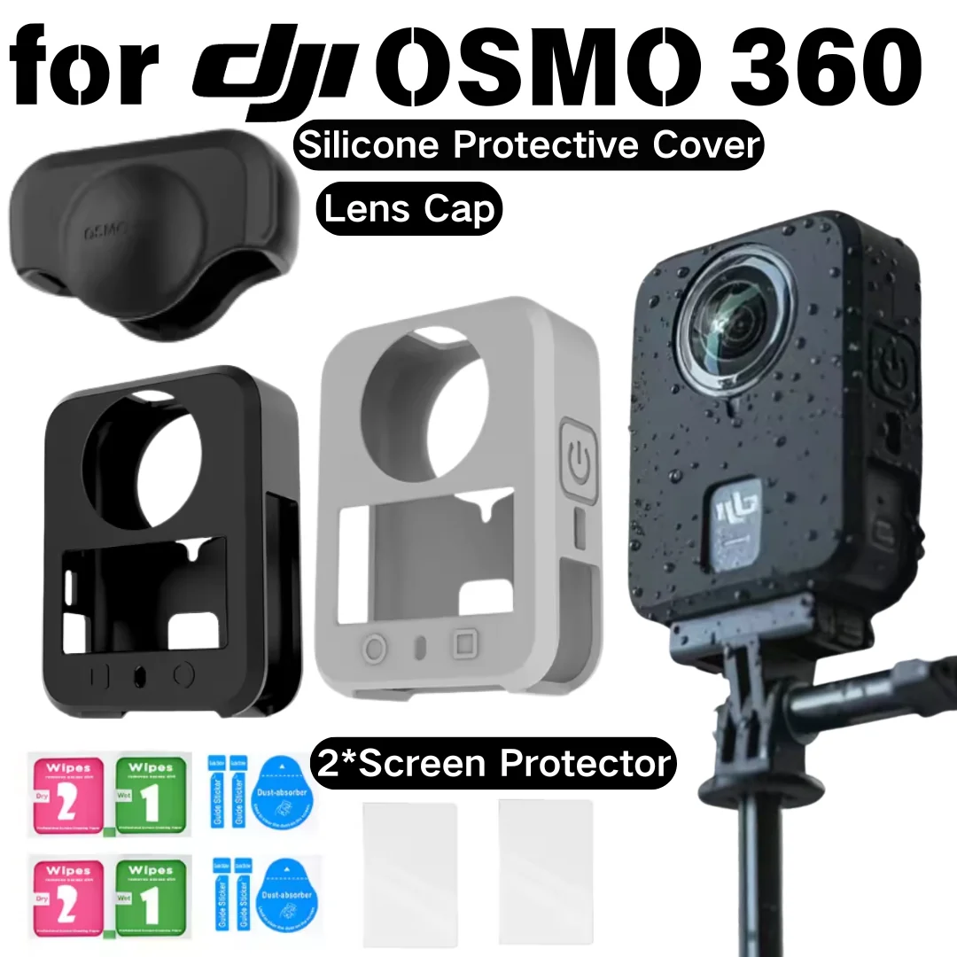 Cover Oukitel WP30 Pro Con Anello Rotante 360° E Vetro Temperato - Custodia In Silicone Nero Anti-graffio, Supporto E Pellicola Inclusi - 5