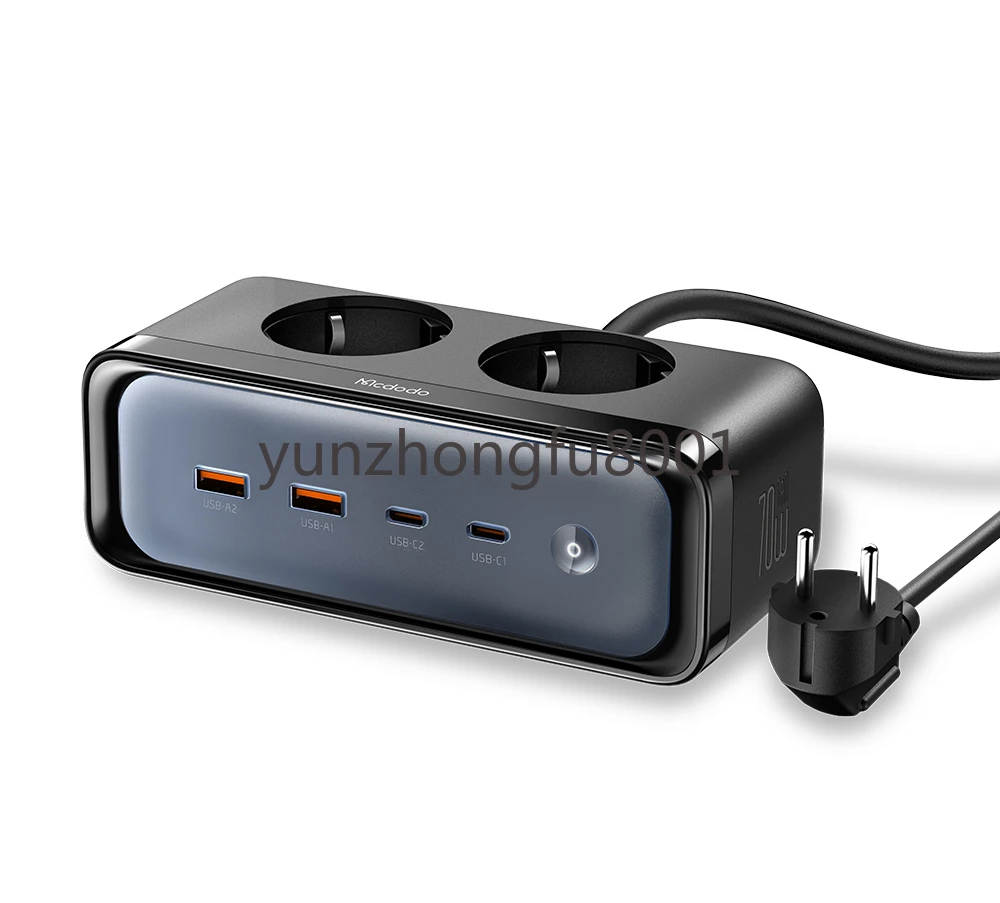

Mcdodo 461 Portable Eu 70W PD PPS Power Cube Socket 6 Outlets 4 Usb Charging Port + 2 Ac For Indoor Travel Power Strip With Usb
