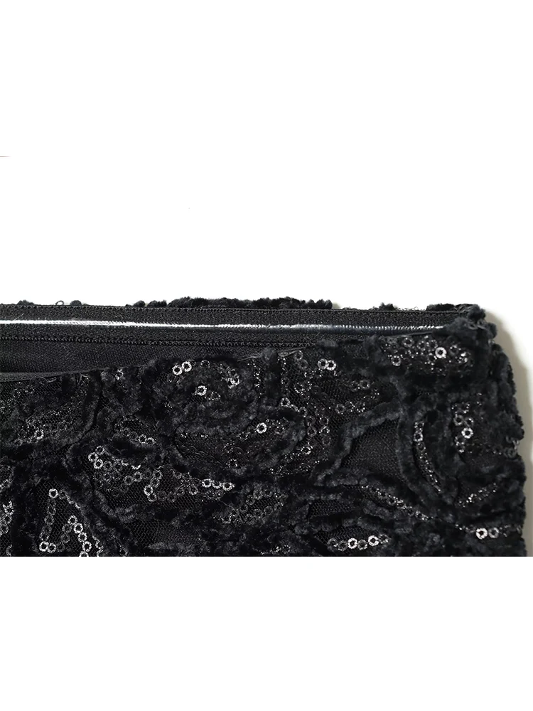 Summer New Women Shining Sequin Camisole Fashion Sexy Slash Neck Tube Tops Fashion Casual Female High Street Strapless Top