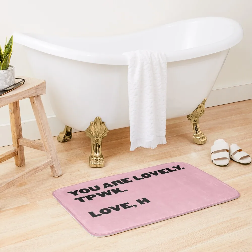 

You Are Lovely - HS pink Bath Mat Carpet For Bathroom Bathroom Carpet Carpet Bathrooms Mats For Bathroom And Toilet Mat