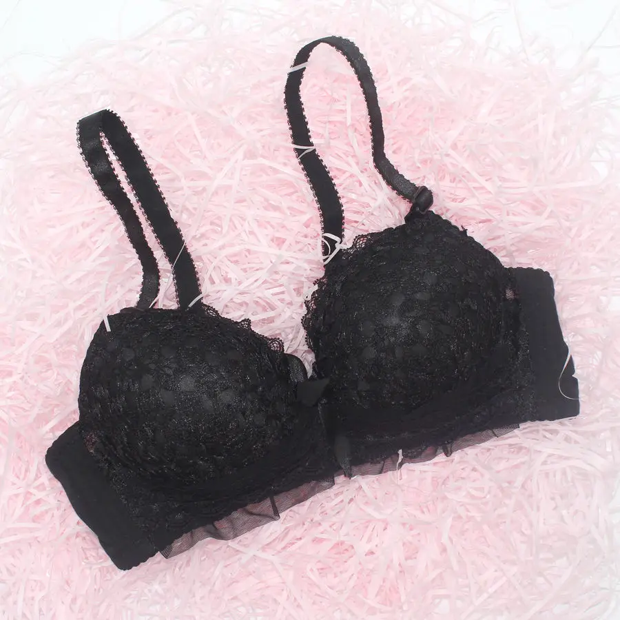 brasieres para mujer Lace Underwear Bra For Women Push Up Top Women's Bra Large Size Bralette Plus Size Brasier Wire Free Top