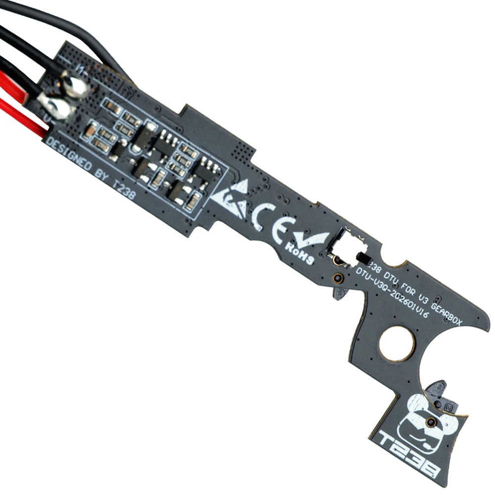 T238 V1.42 Qualität V3 MOSFET ETU Mechanischer Sensor Programmierbares Vorkocher für AIRSOFT Gel Blaster V3 Getriebe