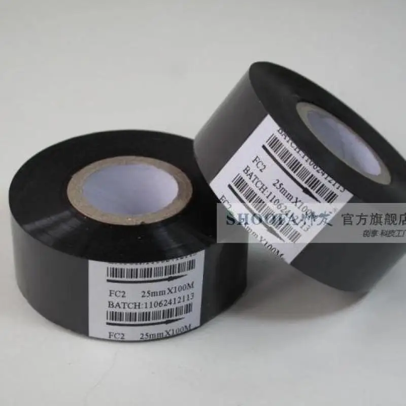 Thermal Ribbon 10pcs Of Ribbon Printing Machine 30*100m Date Code Printer Accessory Printing For Dy-8 Hp-241b thermal ribbon