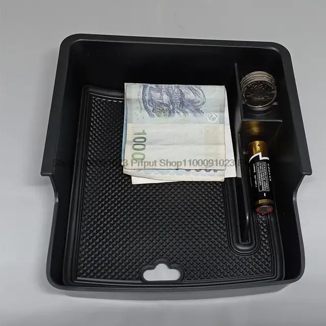 Car Armrest Storage Box For Kia XCeed 2019 2020 2021 2022 Central Control Container Stowing Tidying Auto Console Organizer Tray 4
