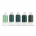 5 Blue Greens