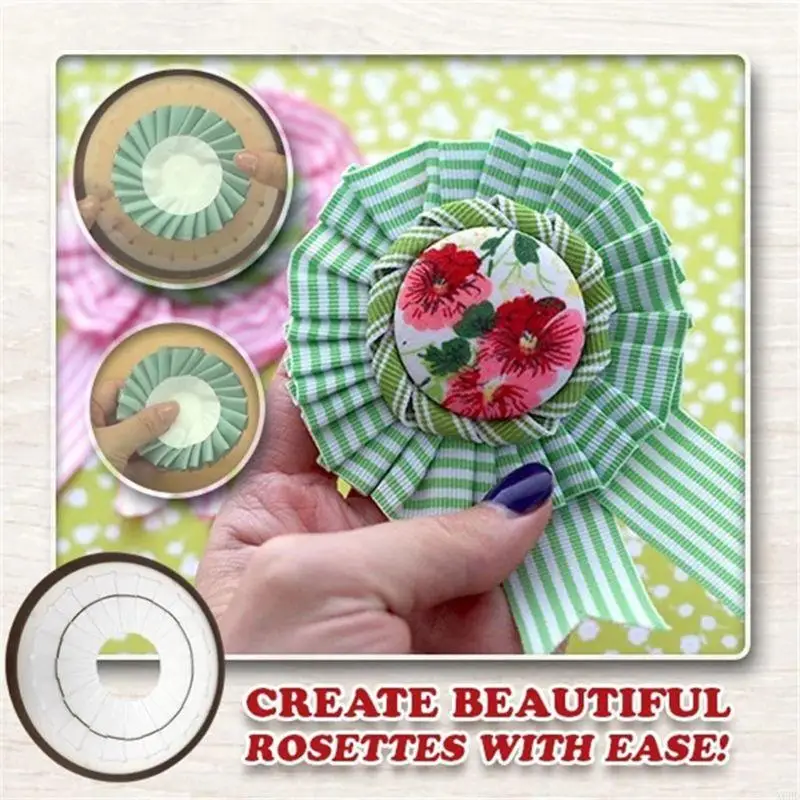 X6HD Rosette Maker Professional Badge Button Maker Rosette Brooch With Pin