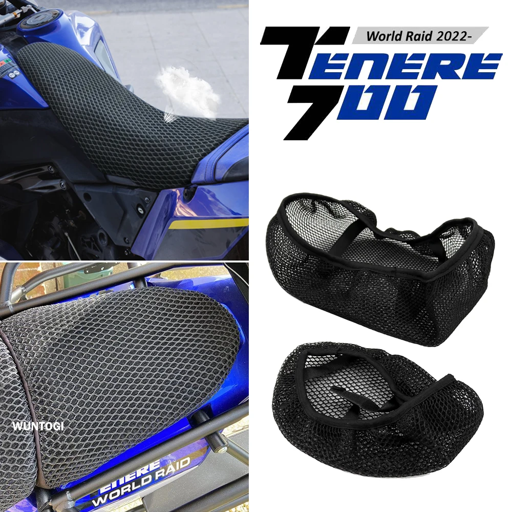 

New For Yamaha Tenere 700 World Raid T700 T7 2022 Seat Cover TENERE700 World Raid Accessories Seat Protect Cushion