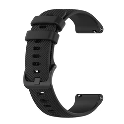 Premium Silicone Watch Strap - Multiple Size Options Available - 22mm (Black)