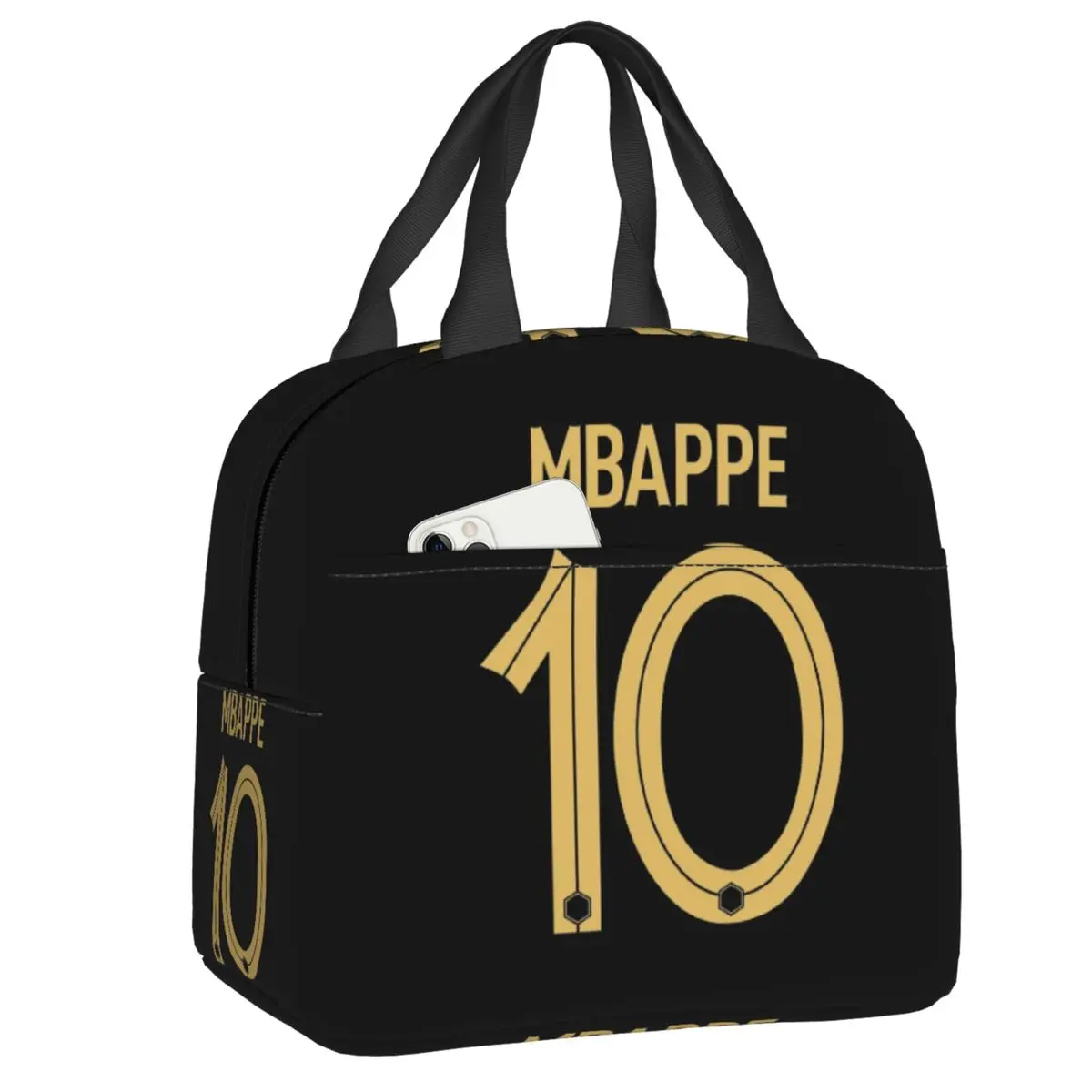 

Изготовленная на заказ сумка для ланча Mbappes 10 с изоляцией для футбола для женщин герметичная французская Футбольная сумка для км термальный Ланч-бокс для офиса работы школы