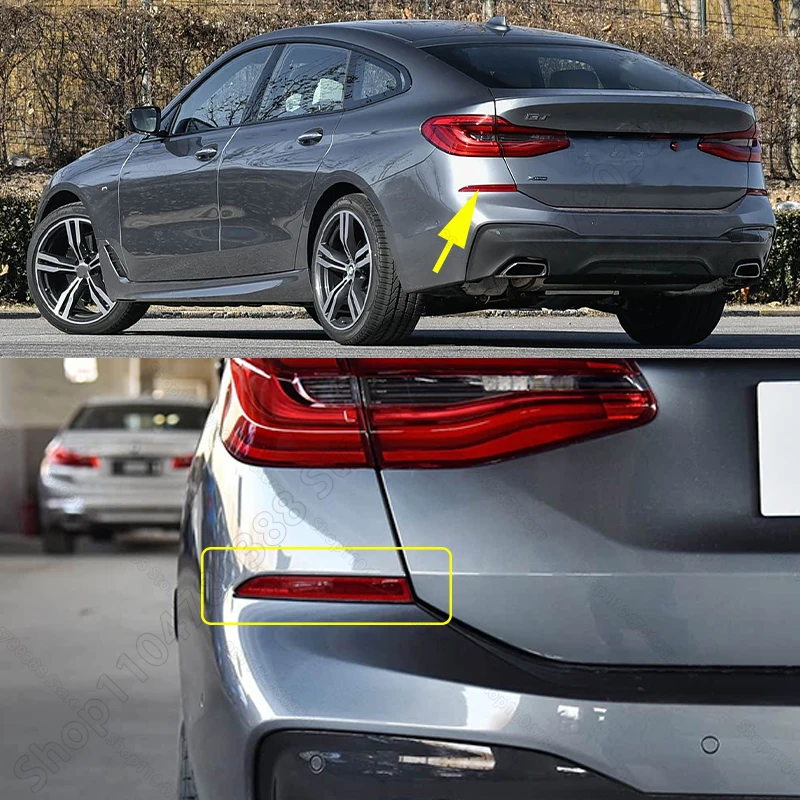 2017-2022 BMW 640iX Gran Turismo (GT) Chass (G32) 63147391647 63147391648 용 후방 범퍼 리플렉터 스트립