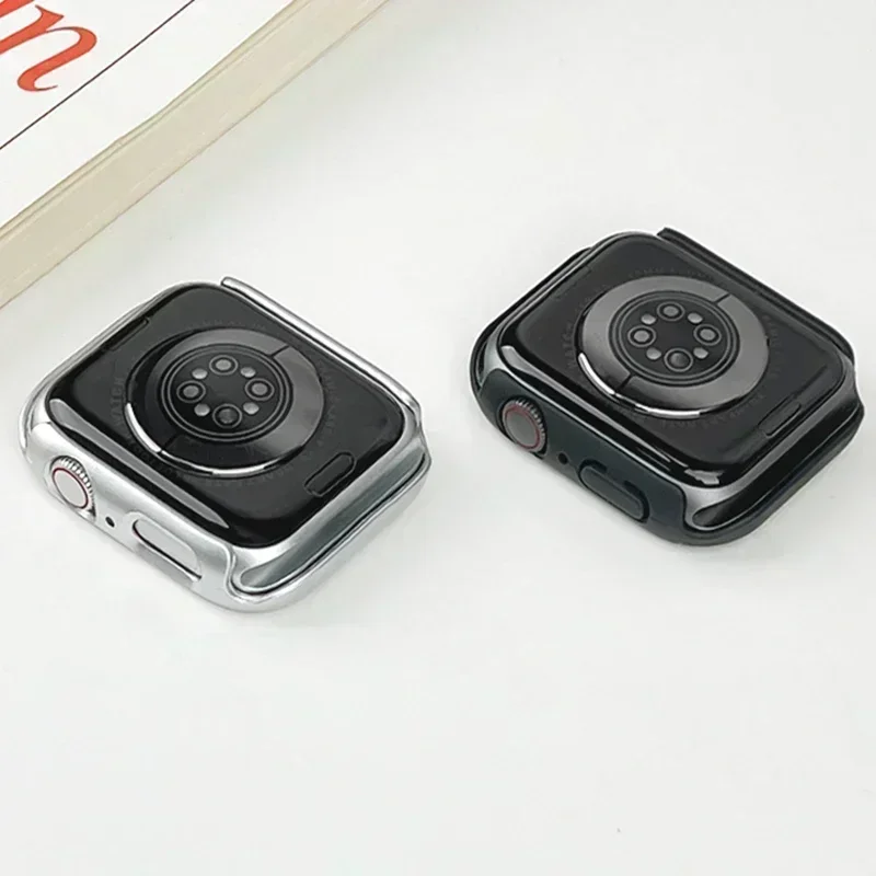 Strap+Glass+Case For Apple Watch correa 44mm 40mm 41mm 38MM 42mm 45mm 46mm silicone band+TPU Cover iWatch series 10 8 7 9 6 SE 5 – Detail 22