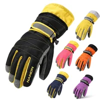 Winter Thermal Ski Gloves Unisex Waterproof Snowboard Anti-slip Cycling Gloves Riding Hiking Motorcycle Warm Fleece Mitten Glove 1