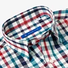 Smart five 100% Cotton Mens Shirts 2017 Summer Casual Shirt Short Sleeve High Quality Plaid Shirts For Male SFS5A315 3