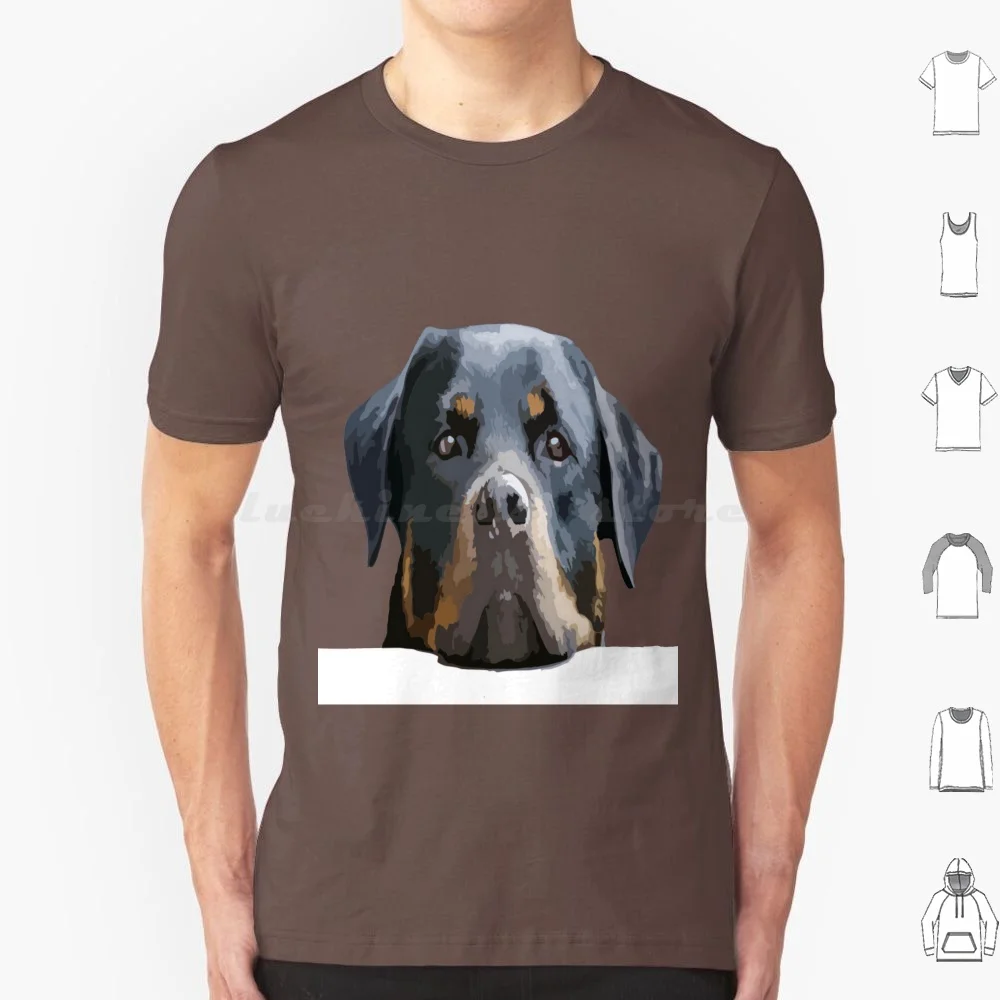 Фото Рубашка Rottweiler с изображением белой стены, векторная футболка для мужчин, женщин, детей, 6Xl, собака, собака, Ротвейлер, Ротвейлер, ротти, Ротвейлеры, милый питомец №1