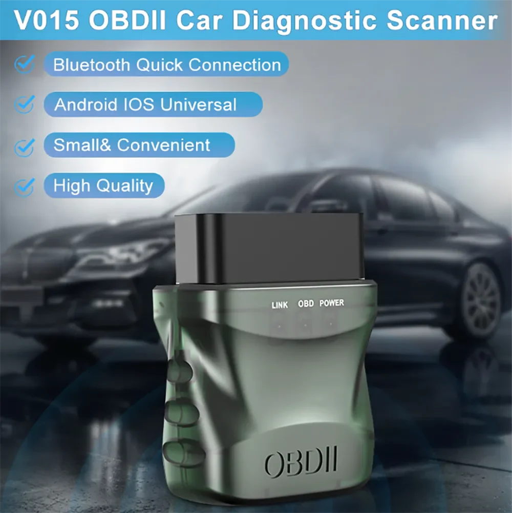 ELM327 Car Engine Diagnostic Scanner Bluetooth 4.0 OBD2 Diagnostic Tool for IOS Android PC System Auto Scan Fault Code Reader 5