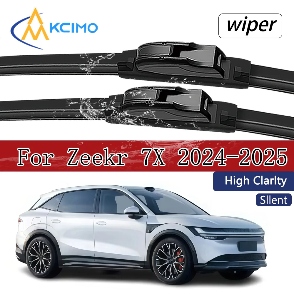 All-Season Rubber Front Wiper Blade Set with Precise Fit