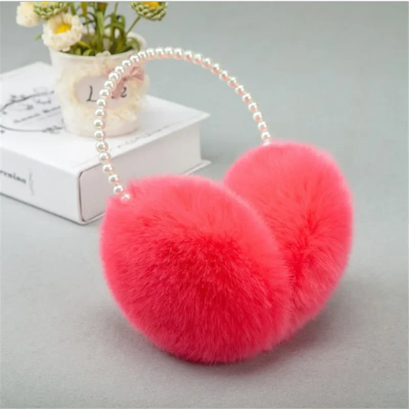 Pearl Earmuffs 1Pc Cute Girls Autumn Winter To Keep Warm
