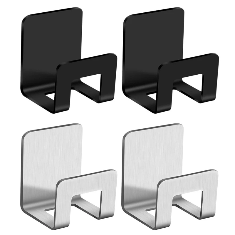2Pcs Multifunctional Storage Hooks Sponge Holder Kitchen Drain Rack Wall Mounted Cutting Board Organizer Easy to