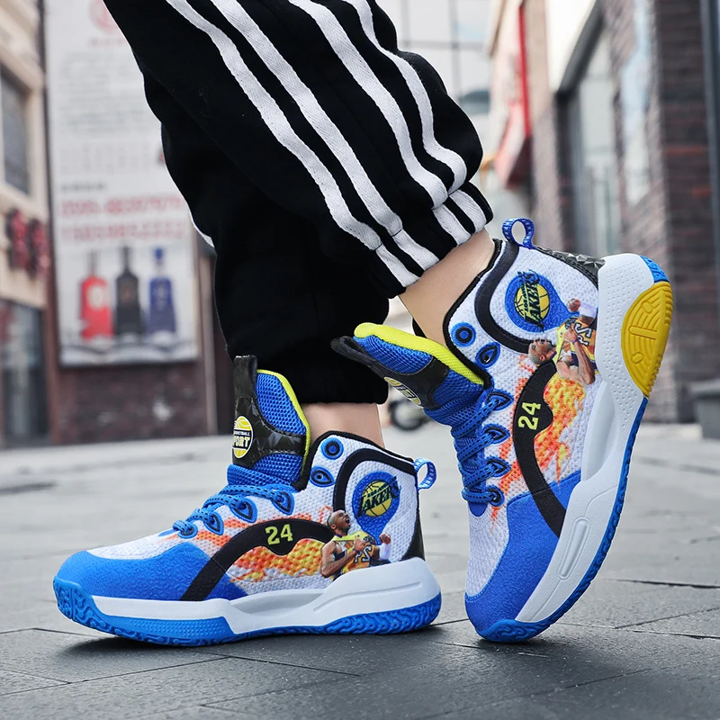 Basketball Men Boots Luxury High-Quality Breathable Training Sports shoes Original Athletic Boys Brand Street Basketball shoes 3