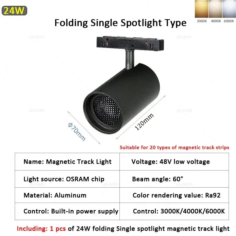 1 pcs 24W Spotlight