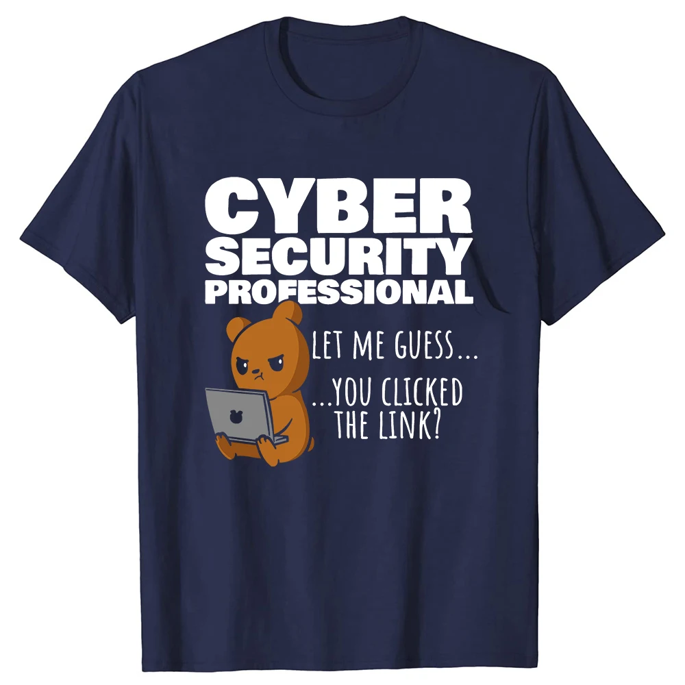 You Clicked The Link Lustige Cyber Security Programmierer T-Shirts Streetwear Hacker Sicherheit Cyber Hack Geburtstagsgeschenke T-Shirt Männer – Detail 3