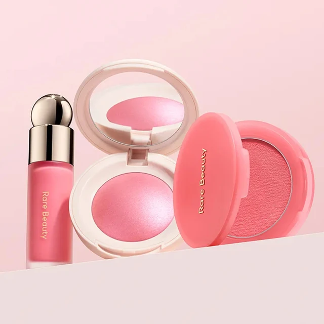 Rare Beauty Blush Set Liquid Mashed Potatoes Blush Enhance Qi Blood Blush Powder Blush à texture fine, facile à appliquer et à estomper 1