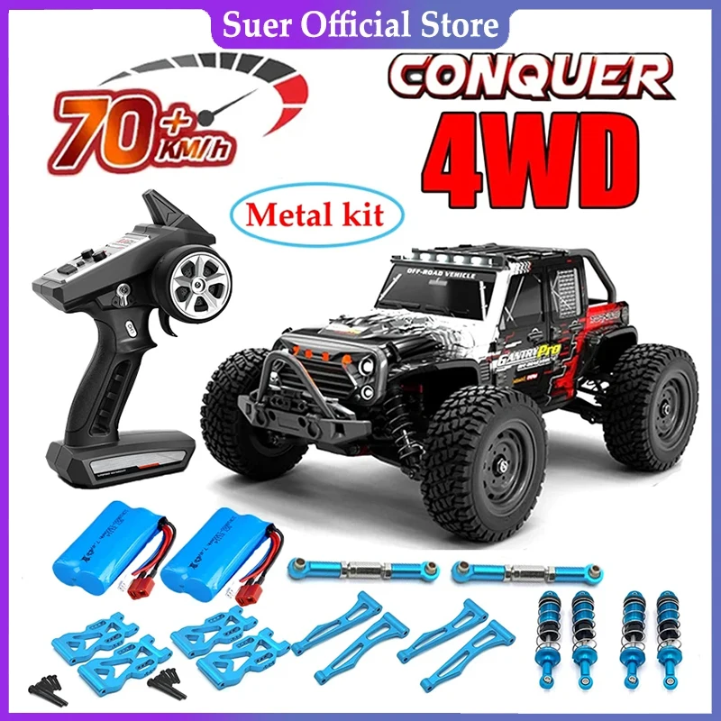 

Rc Cars 16103Pro 50km/h or 70km/h with LED 1/16 Brushless Moter 4WD Off Road 4x4 High Speed Drift Monster Truck Kids Toys Gift