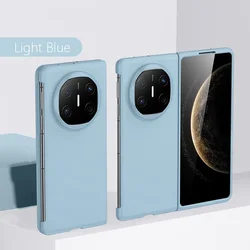Luxury Shockproof Candy Color Skin Feel Case - Macaroon Armor Hard Protective Phone Back Cover for Huawei Mate X5 (LIGHT BLUE)