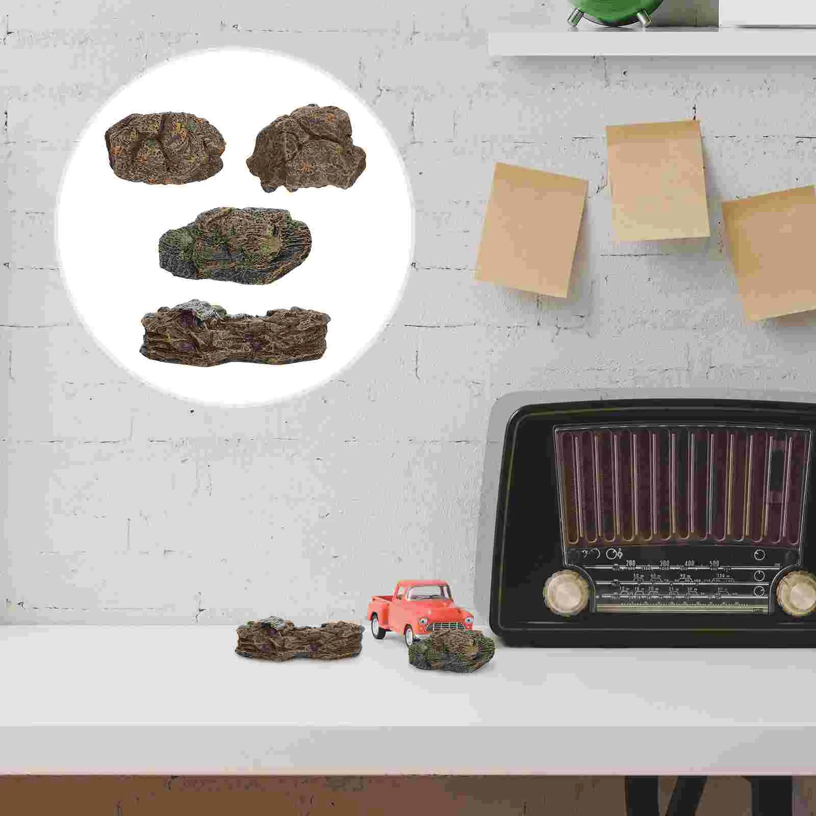 

Миниатюрные настольные камни из искусственного песка премиум-класса, поделки из камня, модели камней, настольное украшение из песка, каменные украшения